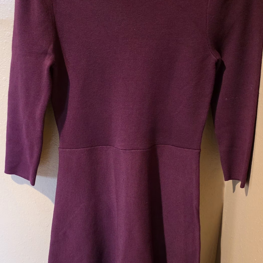 Nina Leonard Deep Burgundy Top
